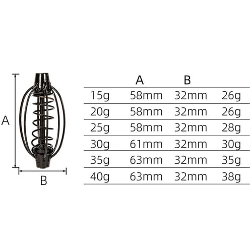 Carp Fishing Accessories Bait Cage Carp Fishing Feeder Classic Spring Style  - buy Carp Fishing Accessories Bait Cage Carp Fishing Feeder Classic Spring  Style: prices, reviews
