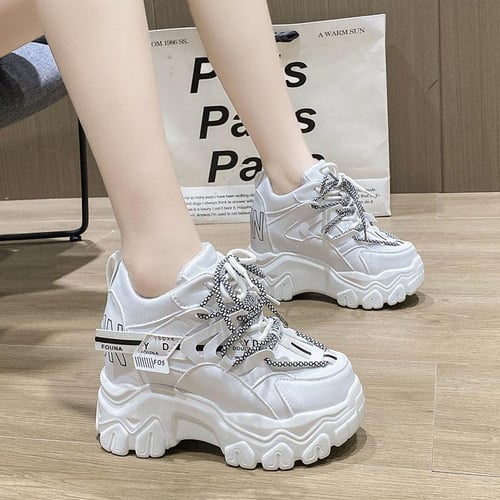 Super tall best sale platform sneakers