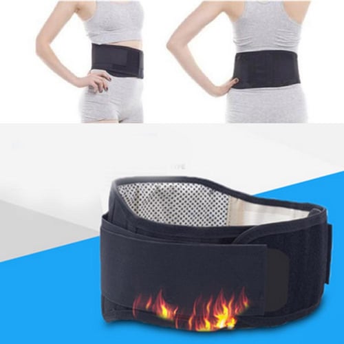 Back Brace for Lower Back Pain with 4 Stays, Breathable Self-heating Back  Support Belt, Adjustable Waist Strap Man & Woman Lumbar Support Brace to
