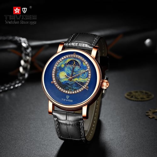 Tevise automatic store mechanical watch