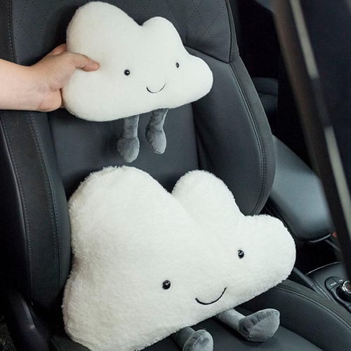 Cute Flower Car Neck Pillow Cushion Soft Car Headrest Waist Pillow