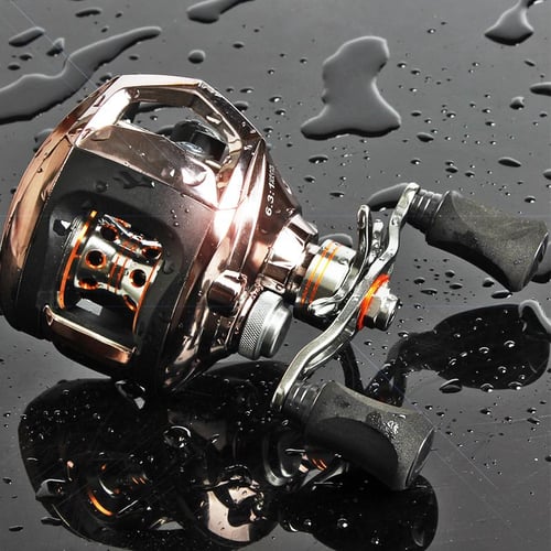Baitcasting Reel Left Right Hand 6.3:1 18+1BB Bait Casting Fishing Reel for  Bass Fishing - buy Baitcasting Reel Left Right Hand 6.3:1 18+1BB Bait  Casting Fishing Reel for Bass Fishing: prices, reviews
