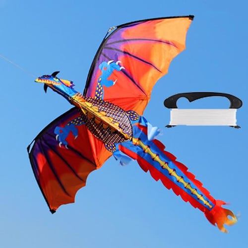 Dragon Kite with 100m Wire 1Pcs Large 3D Nylon Kite Flying Dragon Kite With  100M Line Family Outdoor Sports Toy - buy Dragon Kite with 100m Wire 1Pcs  Large 3D Nylon Kite