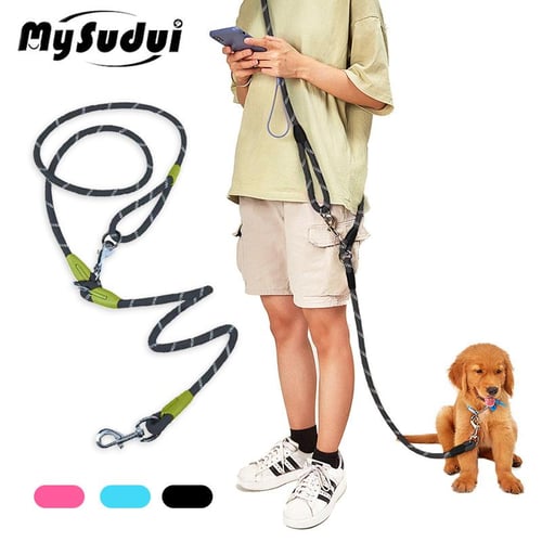 Durable Dog Leash Reflective Running Pet Lead Belt Free Hand Shoulder Leash  Rope For Small Medium Dogs Outdoor Training Traction - buy Durable Dog  Leash Reflective Running Pet Lead Belt Free Hand