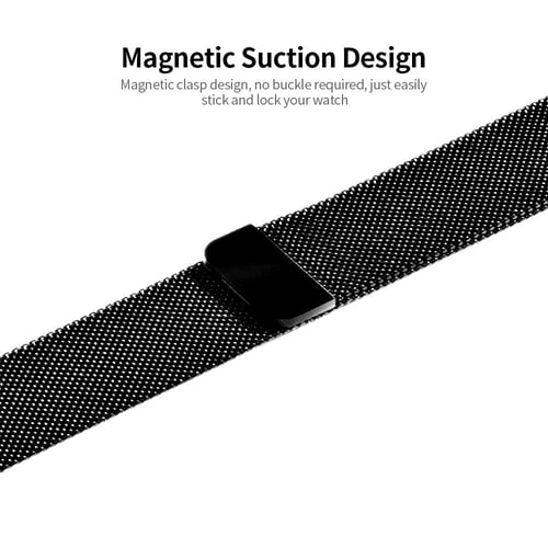 Apple Watch with Stainless Steel, Magnetic Clasp Design