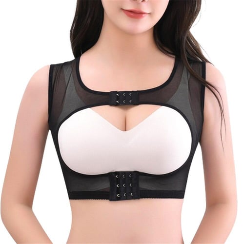 Mesh Breathable Body Shaper For Women Posture Corrector Push Up