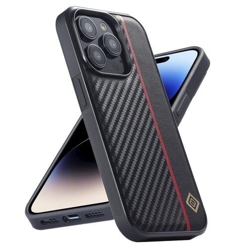 Luxury carbon fiber leather phone case for iPhone 15 14 Pro Max 13 12 11  Pro XS X 7 8 6s 5 Plus XR SE - buy Luxury carbon fiber leather phone
