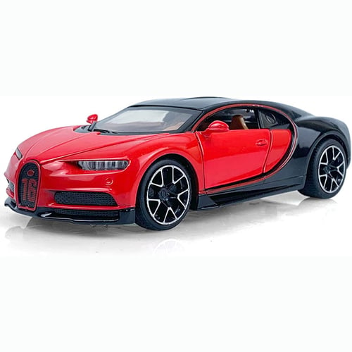 1:32 Scale Bugatti Chiron Diecast Car Model Toy, Zinc Alloy Pull