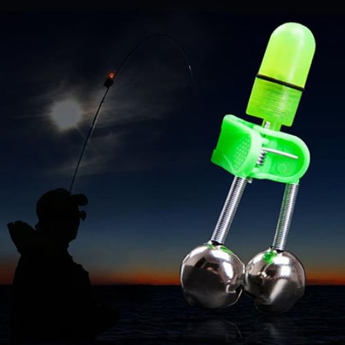 MUQZI Sports Accessory 3 Pcs Fishing Rod Tip Bite Alert Alarm Twin