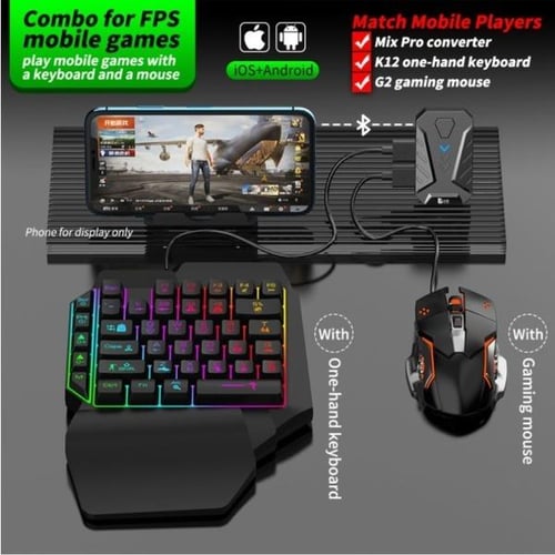 Centechia PUBG Mobile Gamepad Control Gaming Keyboard Mouse