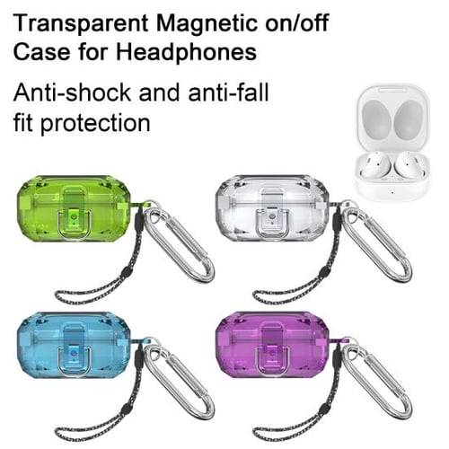 Earphone Case Transparent Magnetic Switch Waterproof Wear