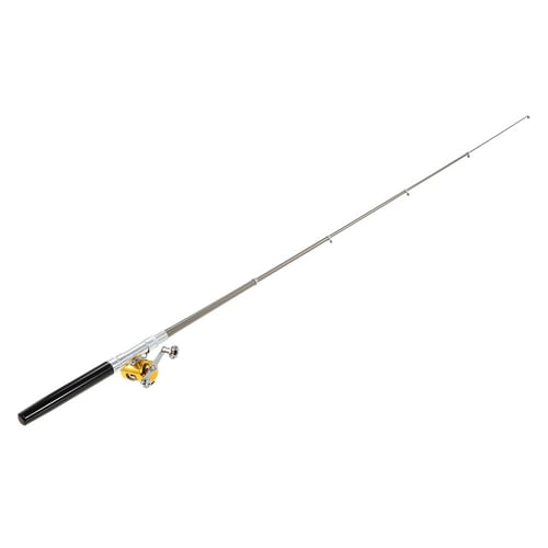 Fishing Rod Reel Combo Kit Set Mini Telescopic Portable Pocket Pen