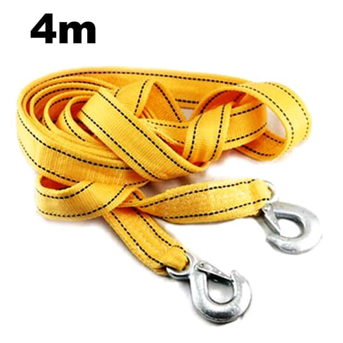5m 8 Tons Winch Tow Cable Tow Strap Car Towing Rope with Hooks for