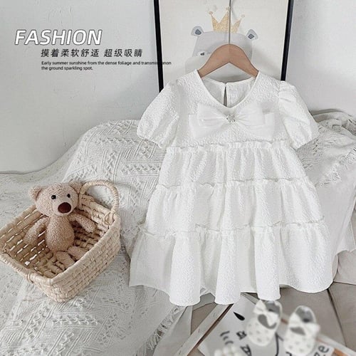 Baby girl white outlet casual dress