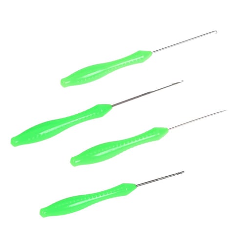 Pack of 4Pcs Bait Needle Set Hook Drill Boilie Stringer Baiting Rig Tool  Carp Fishing Terminals - buy Pack of 4Pcs Bait Needle Set Hook Drill Boilie