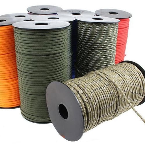 100m 4mm 7 Stand Cores Outdoor Camping Rope Climbing Hiking