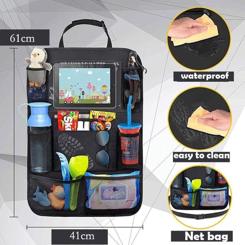 Car Interior Accessories Large Capacity Elastic Car Organizer Back Storage  Auto Stowing Tidying Luggage Holder Pocket