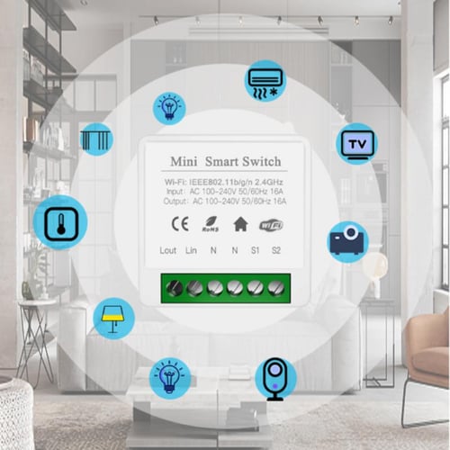Interruptor Smart 15A 2,4Ghz Alexa/Google Home App – Do it Center