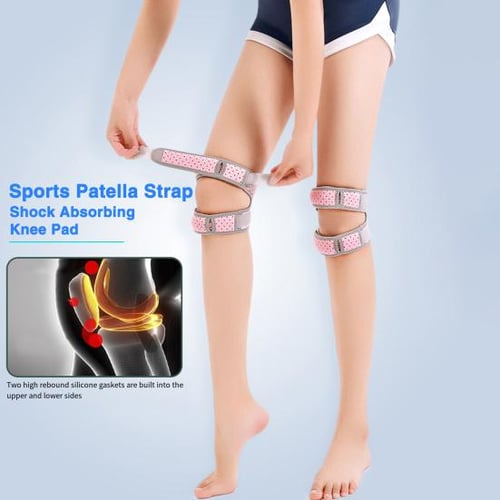 Buy Patellar Tendon Knee Support Double Strap for Running and Joint Pain  Relief | 360 Relief
