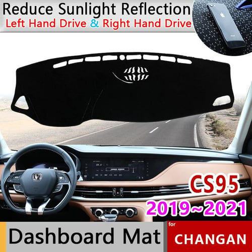 Dashboard Dash Mat Cover Leather Pad Sunshades Protection Nonslip