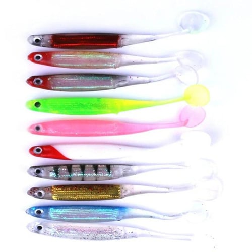 Soft Bait Shad Lures Shad Bait Rubber Lures Plastic Worms Baits