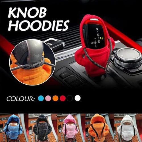  Funny Shift Knob Hoodie Cover for Car Size (4.7in