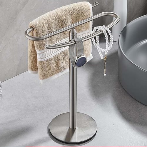 Bathroom Towel Ring Stainless Steel Self Adhesive Towels Holder Wall  Mounted Hand Towel Rails For Kitchen Bath Room