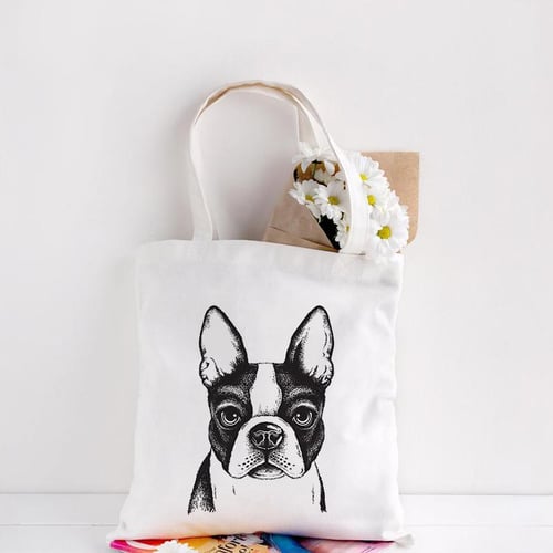 French shop bull tote