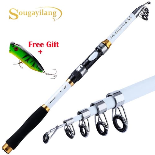 Trout Spinning Casting Fishing Rod Pole Lure Hard Carbon Fiber