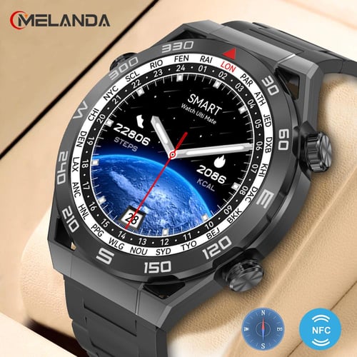 2023 Military Smart Watch Men Android Sports GPS Route Track Fitness  Tracker 1.5 Inch Big Screen
