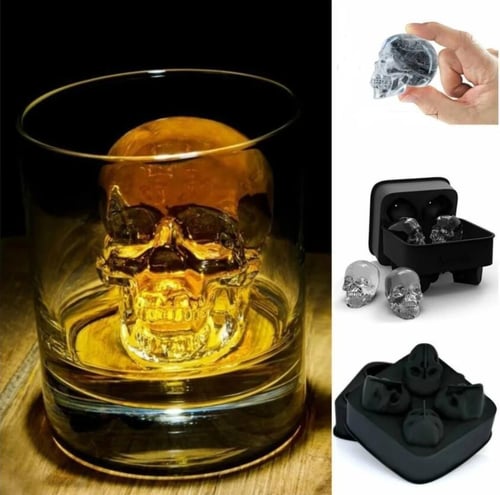 Ice Cube Maker 3D Mold Heart. Bar Party Silicone Trays Fun Shapes