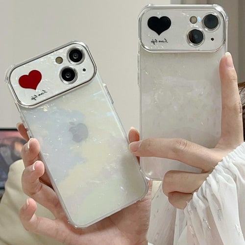 Case For Samsung Galaxy S22 Ultra Plating TPU Plush Love Heart