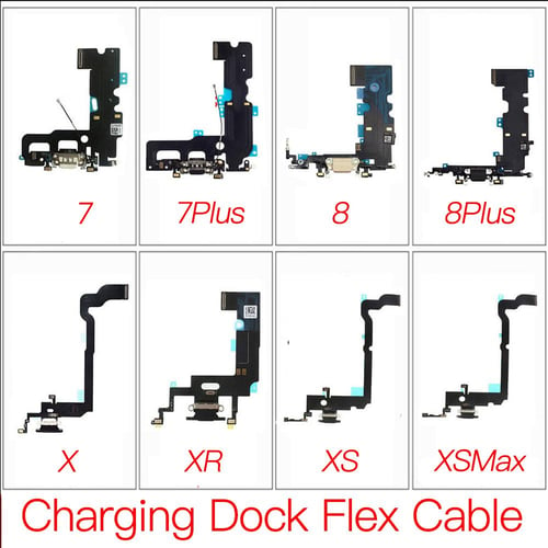 Original USB Charging Port Charger Board Flex Cable For Iphone 11 Pro 11Pro  Max Dock Connector With Micro With LOGO