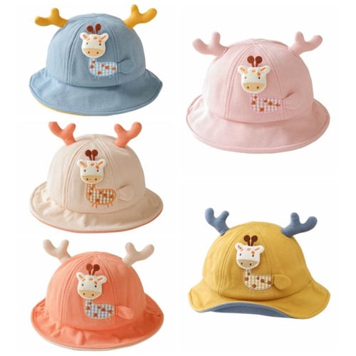 Toddler Baby Girls Boys Bucket Hats Cute Protection Fisherman Hats With  Deer Antlers - buy Toddler Baby Girls Boys Bucket Hats Cute Protection  Fisherman Hats With Deer Antlers: prices, reviews
