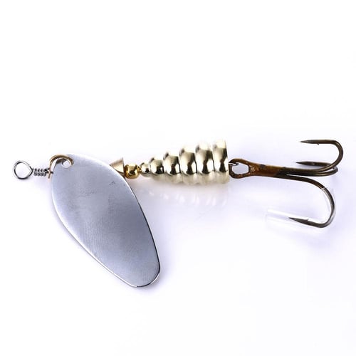 Hard Metal Spinner Baits 9G Spoon Lure Set For Fishing Lure Bass