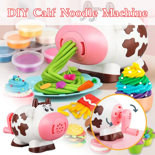 19pcs/set Clay Dough Tools Kitchen Modeling Clay For Kids,diy Creative  Plasticine Noodle Playset Toys Gifts