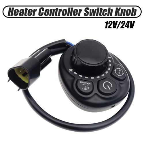 Car Parking Heater Controller Knob Rotary Switch Universal 12V/24V
