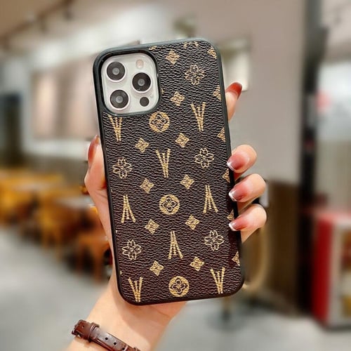 Luxury Leather Brand Phone Case For iPhone 14 13 12 11 Pro max X