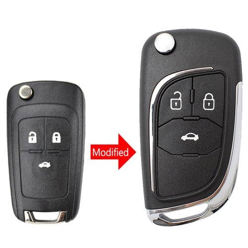 Auto Remote Key Shell Modified Folding Case Fob Replacement For