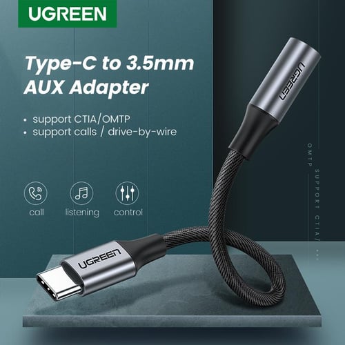 USB C to Jack 3.5 Type C Cable Adapter USB Type C 3.5mm AUX Earphone  Converter for Huawei P30 Mate 30 Pro Xiaomi Mi 8 9