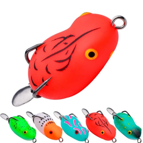 7CM Fishing Tackle Lure Floating Simulation Duck Topwater Bait Hook Soft  Bait 