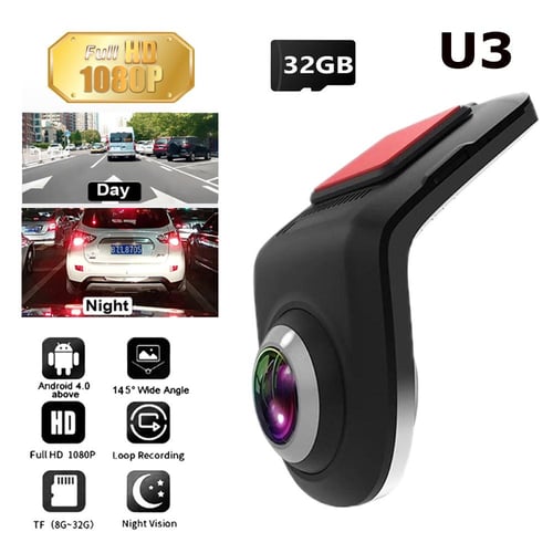 U3 Car DVR Camera Full HD 1080P Mini ADAS Auto Digital Video Recorder Dash  Cam for Android Multimedia Player Car DVRs 32G Card - buy U3 Car DVR Camera  Full HD 1080P