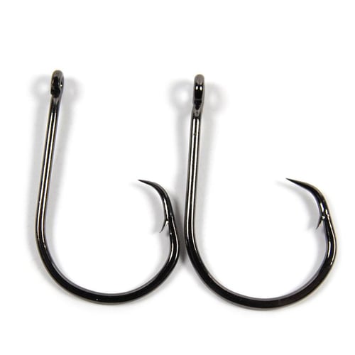 50pcs Circle Hook for Fishing High Carbon Steel Soltwater Fishhook