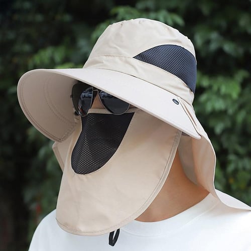 Summer Sun Hats Uv Protection Outdoor Hunting Fishing Cap For Men