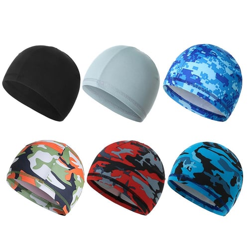 New Cooling Skull Caps Sweat-Wicking Head Caps Breathable Summer Cycling  Skull Caps for Men,Blue