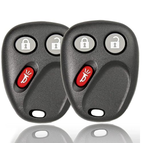 2 Pcs Keyless Entry Car Remote Control Key Fob Transmitter Alarm for Ford F150 F250, Black