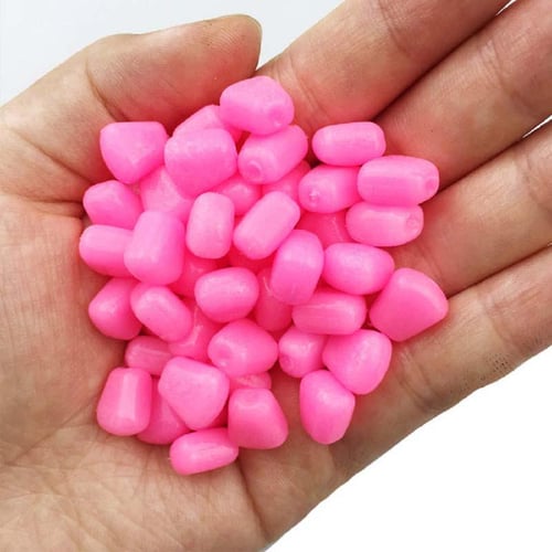 200pcs Simulation Fake Soft Baits Silicone Material Corn Fishing Lures Floating Baits With Nice Scent Fishing Accessories