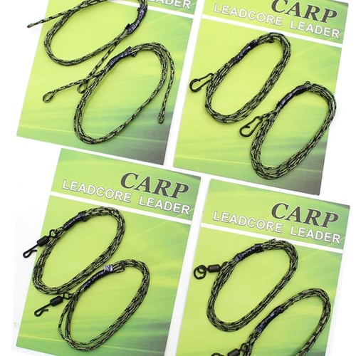 2PCS Carp Fishing Line Ready Tied Lead Core Leaders 45IB Leadcore With  Quick Change Swivel for Carp Rig Chod Helicopter Rig - buy 2PCS Carp  Fishing Line Ready Tied Lead Core Leaders