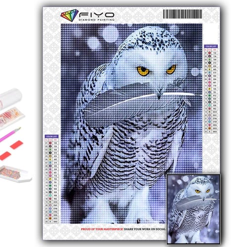 5D Diamond Painting owl Diamond Mosaic Painting Kits animals Full