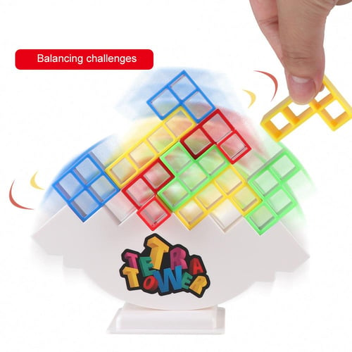 32Pcs/48Pcs Tetra Tower Block Stacking Toys, Funny Balance Building Blocks  Board Game For 5+ Years Old Kids Adults Family Party Puzzle Games - buy  32Pcs/48Pcs Tetra Tower Block Stacking Toys, Funny Balance